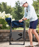 Sturdy Folding Chair w/ Side Table